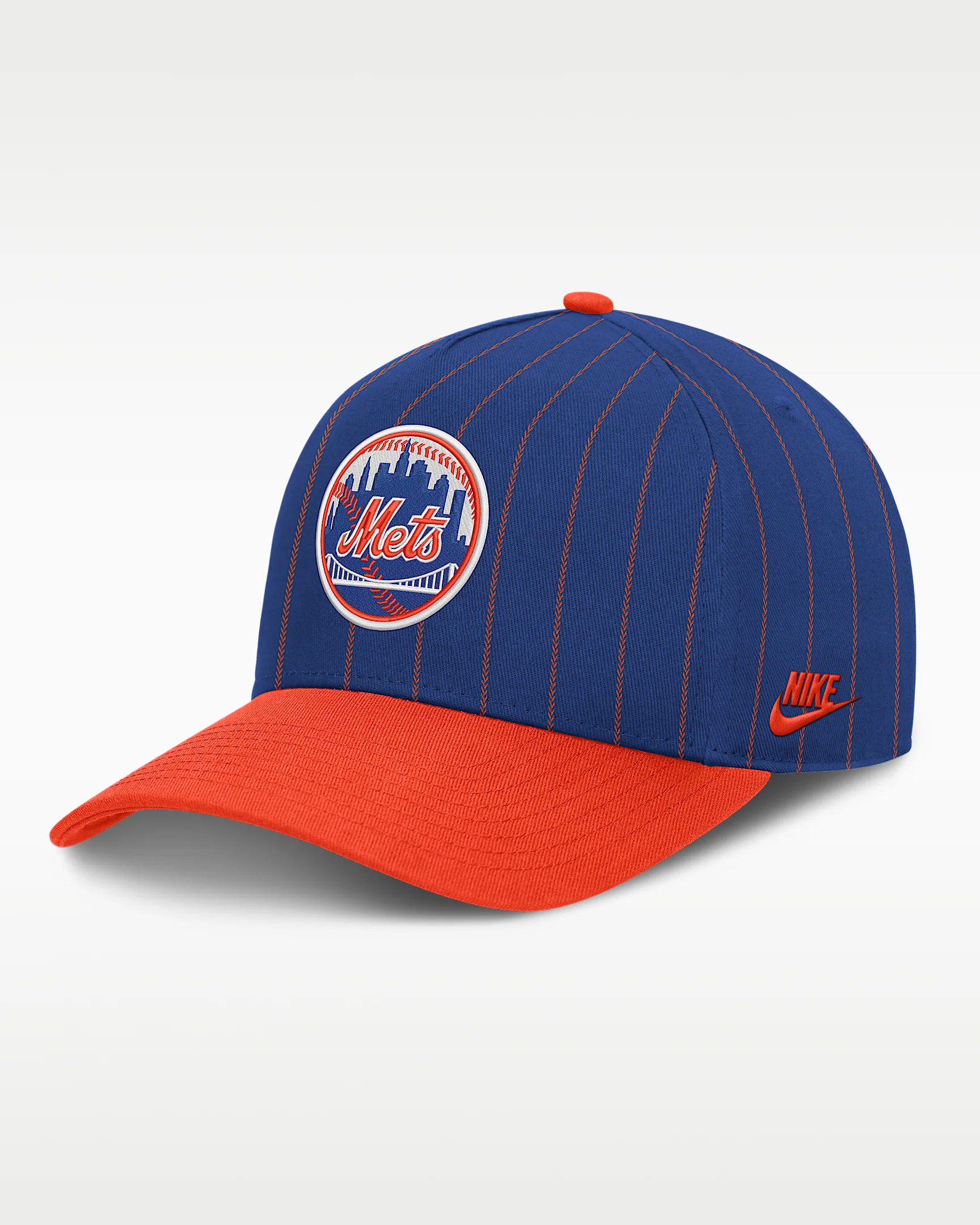 New York Mets Cooperstown Rise Men's Nike MLB A-Frame Adjustable Hat - 1