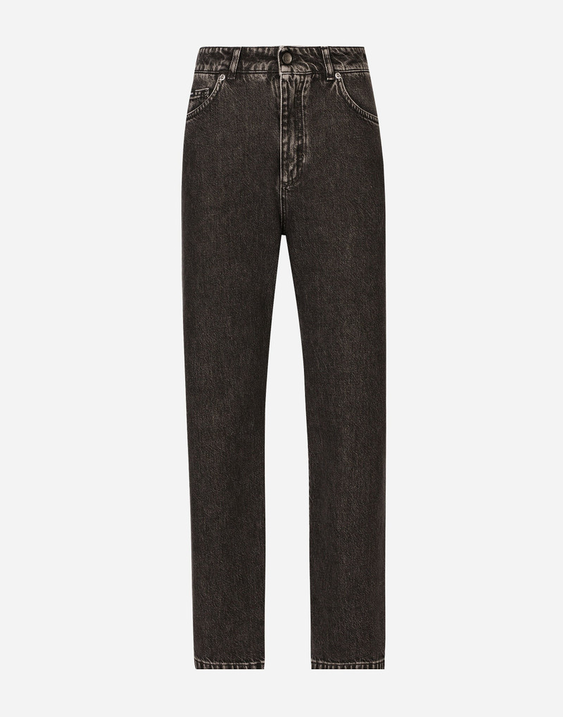 Cotton denim boyfriend jeans 1