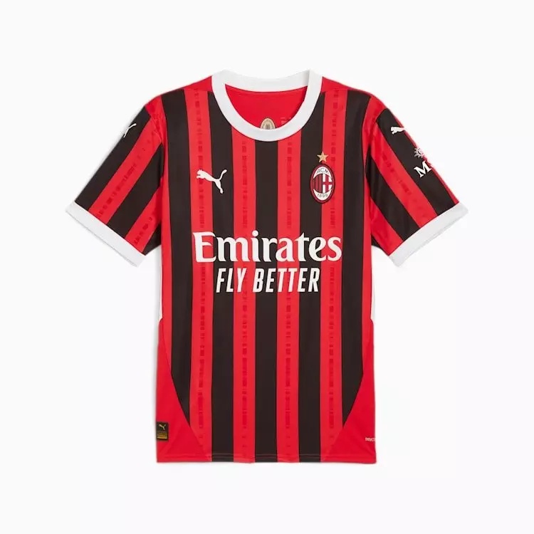 Men's AC Milan 24/25 Home Jersey - Red/Black - 5