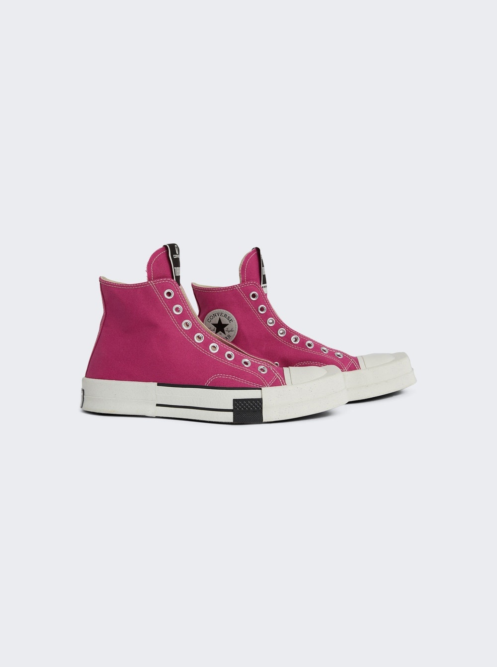 X Converse Turbodrk Laceless Hi Sneaker Hot Pink - 3