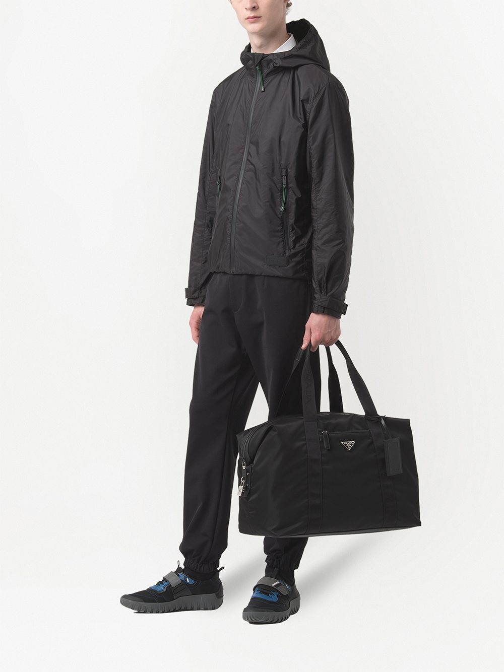 Re-Nylon triangle logo holdall bag - 2