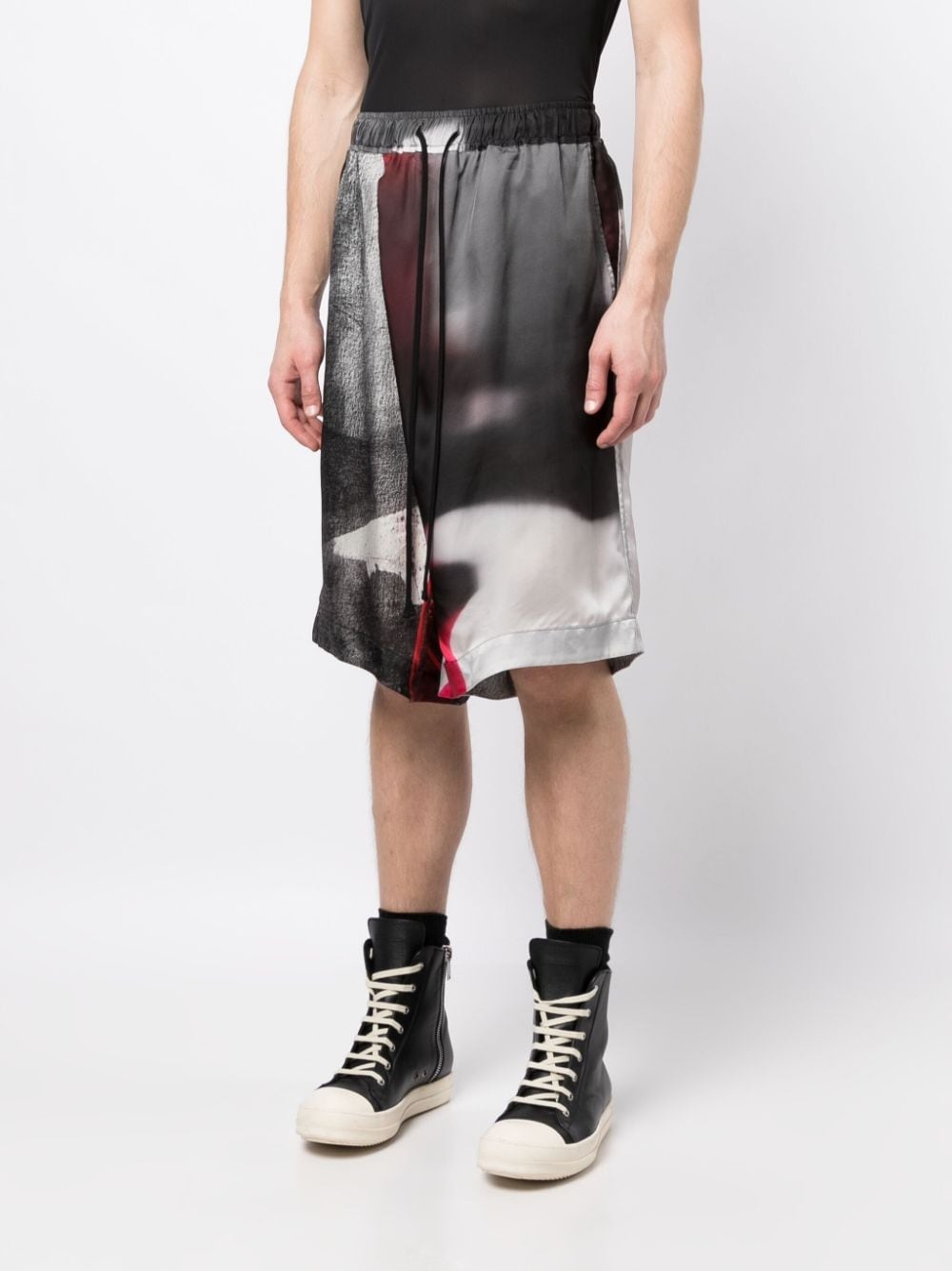 graphic-print bermuda shorts - 3