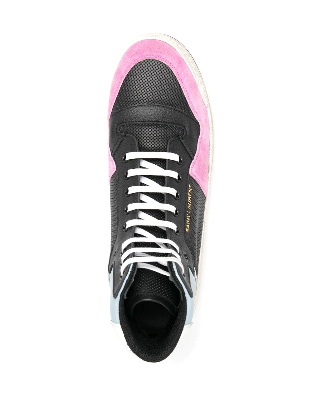 SL24 panelled high-top sneakers - 4