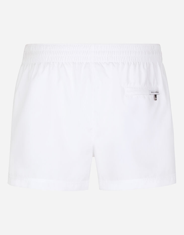Short swim trunks with DG logo band - 3