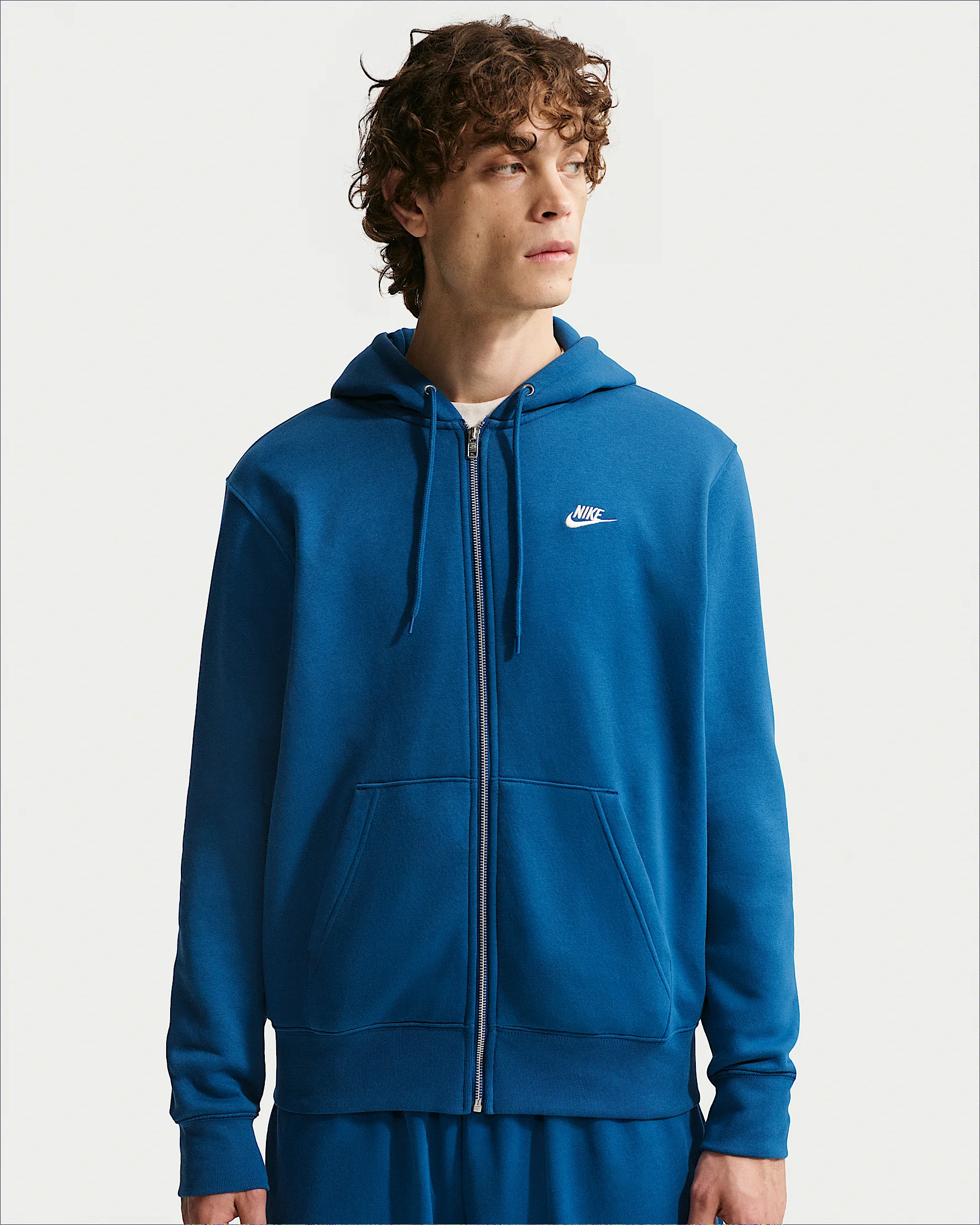 Nike Club Men's Full-Zip Fleece Hoodie - 1
