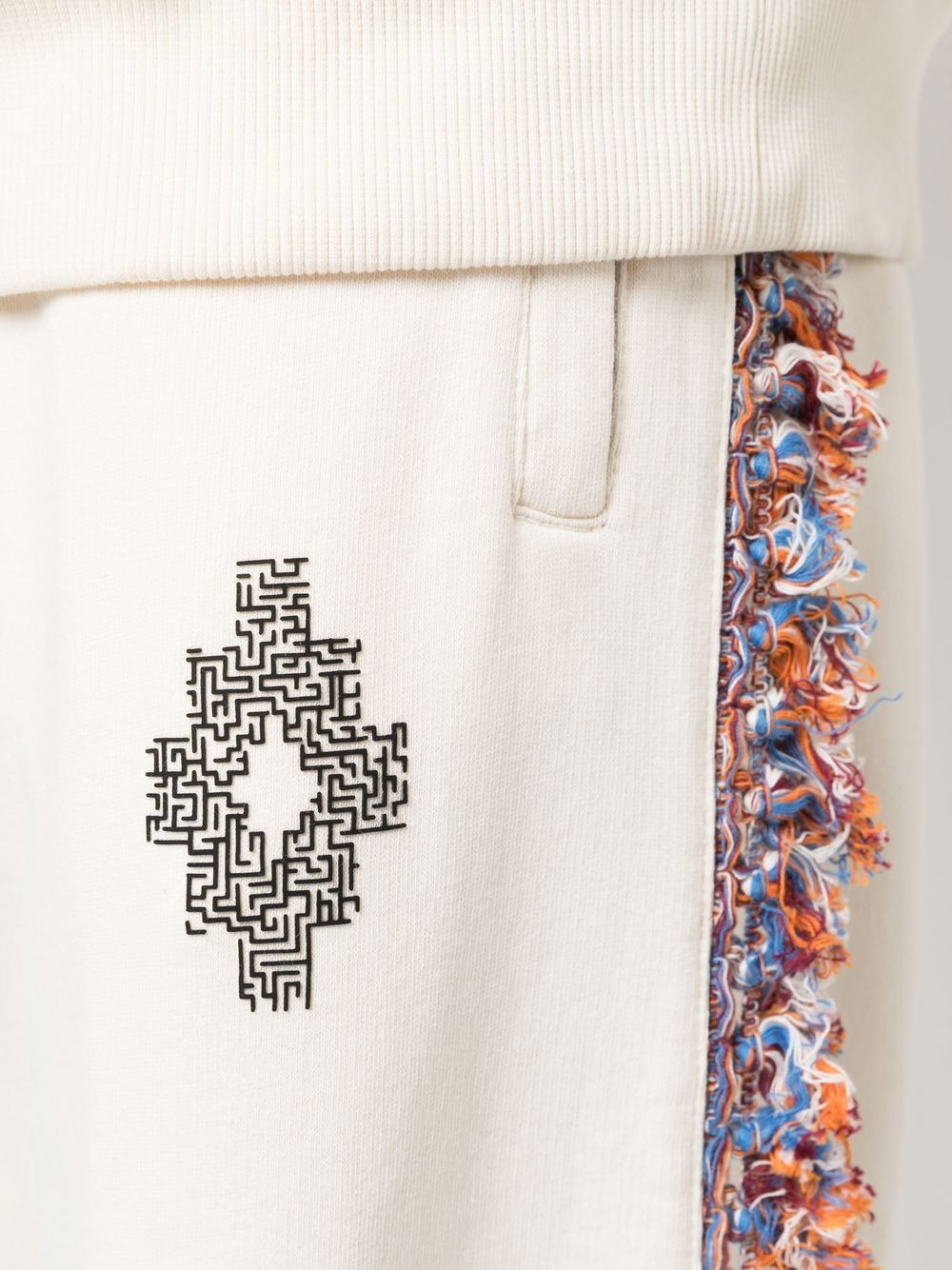 fringe-detailing jersey track-pant - 5
