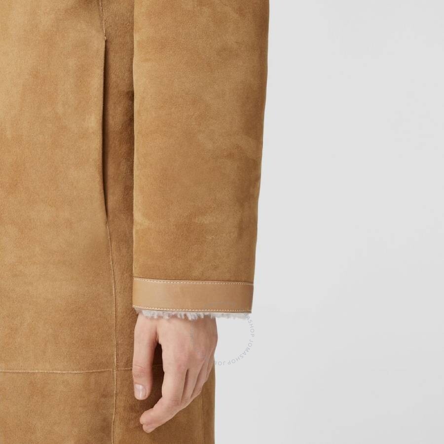 Burberry Reversible Shearling Collarless Coat - 5