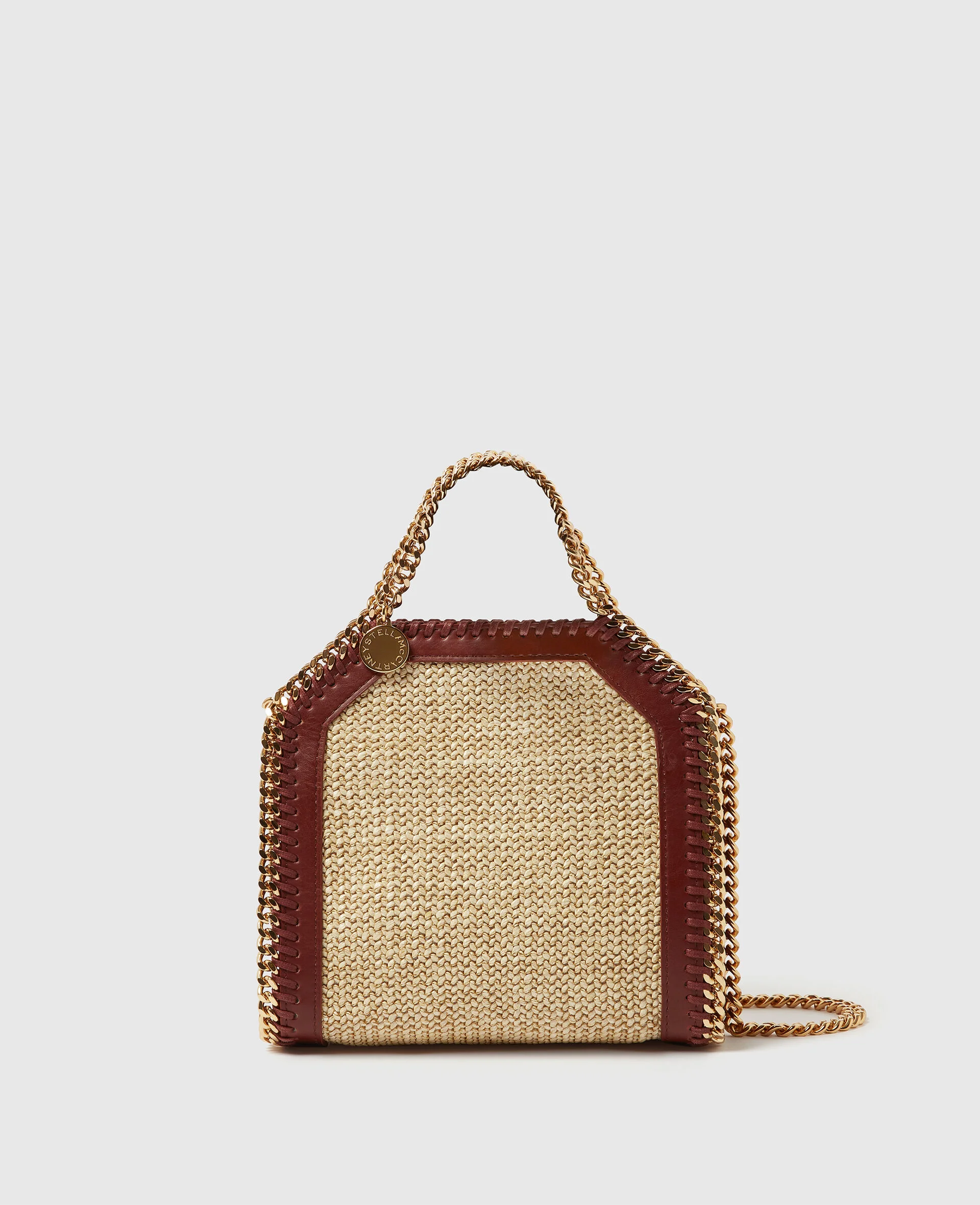Falabella Raffia Mini Tote Bag - 1
