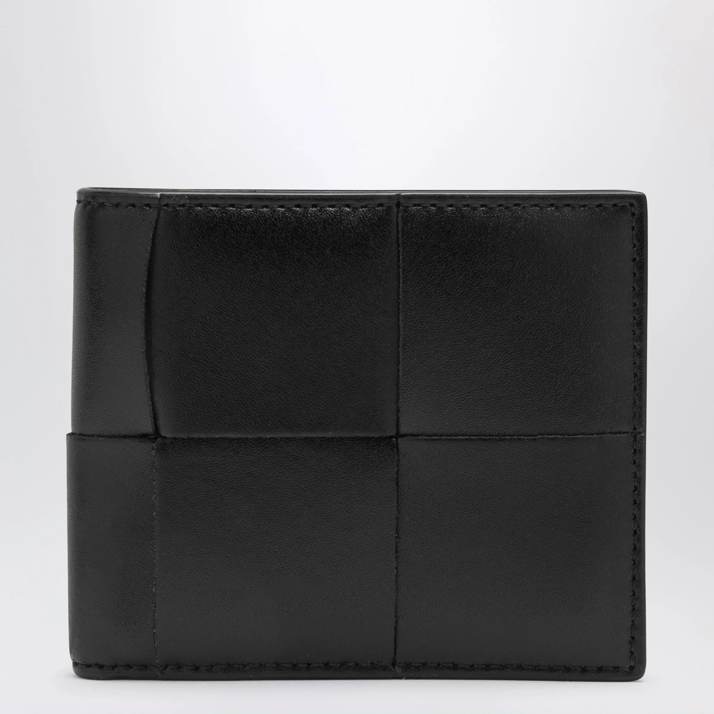 Black Intreccio bi-fold wallet - 1