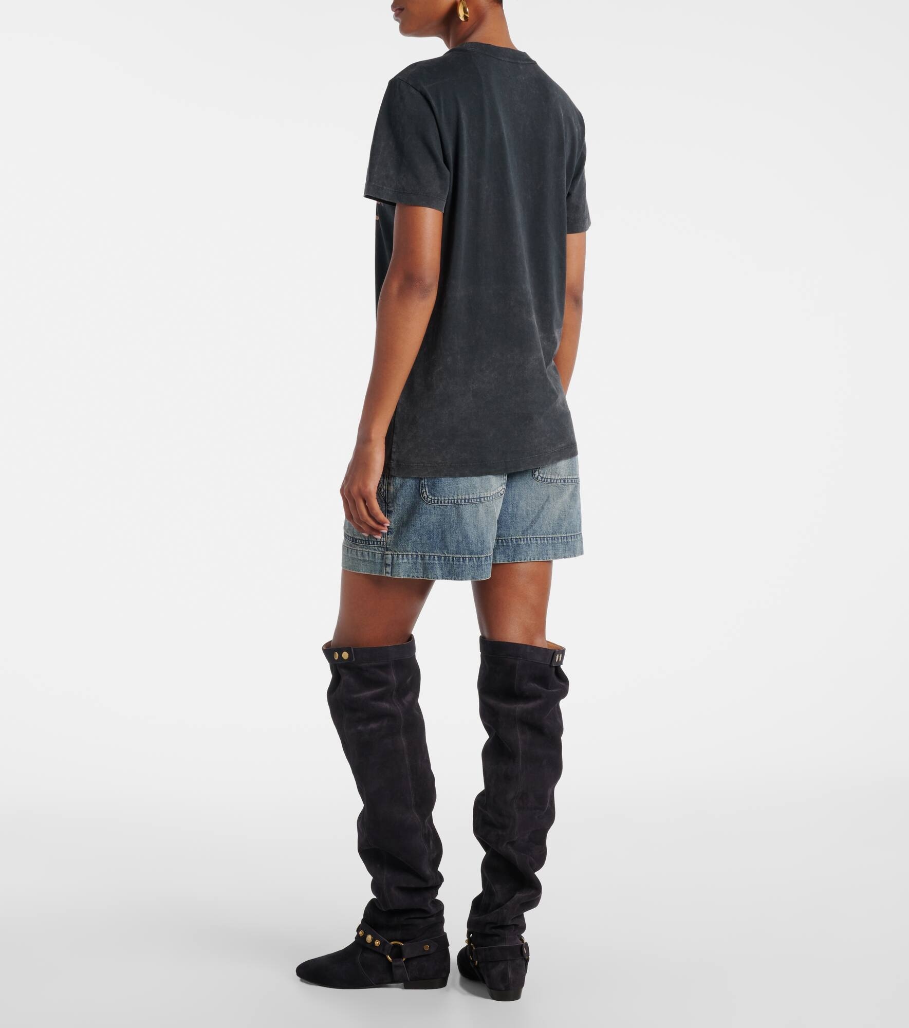 Zoeline printed cotton jersey T-shirt - 3