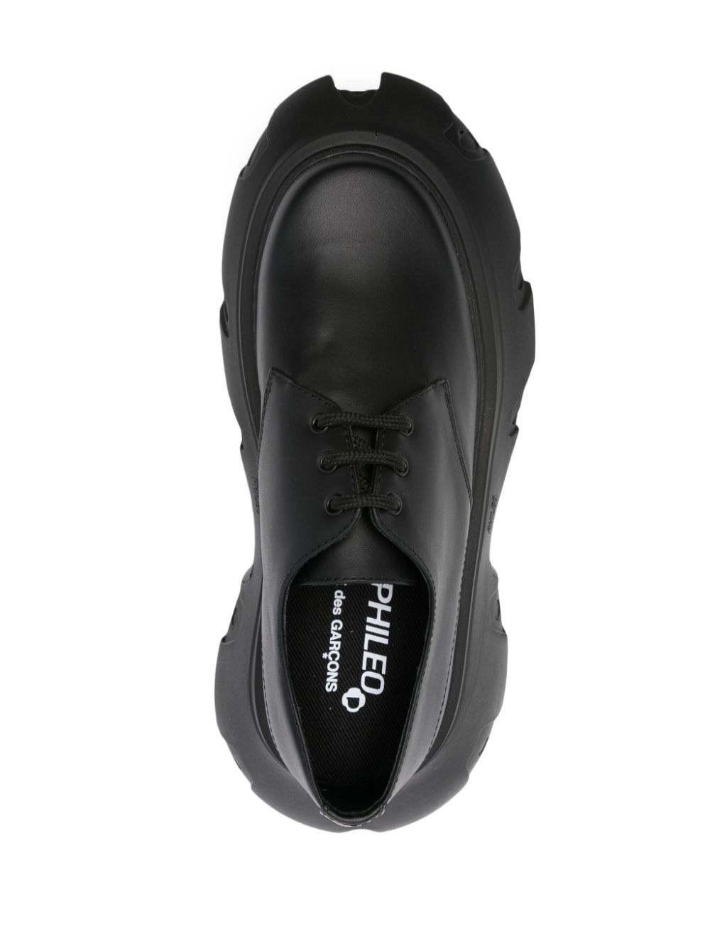 oversize-sole Derby shoes - 4