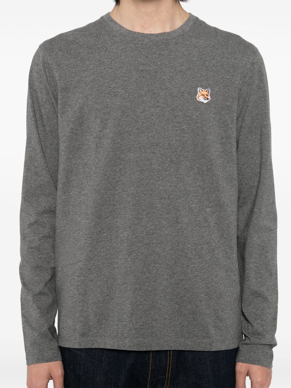 Bold Fox head patch T-shirt - 4