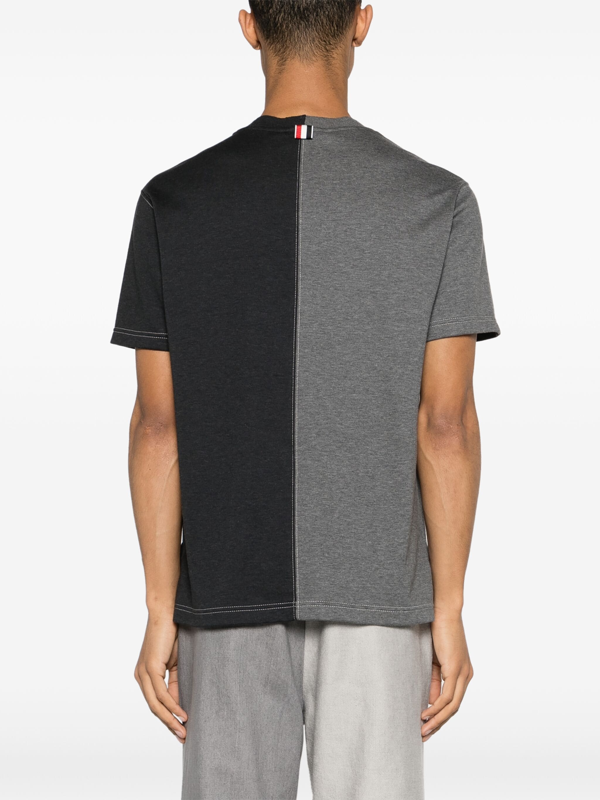 Thom Browne THOM BROWNE Men Funmix Short Sleeve Pocket Tee