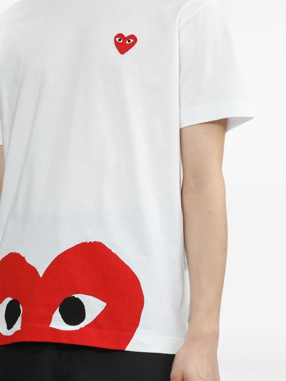 heart-print cotton T-shirt - 5