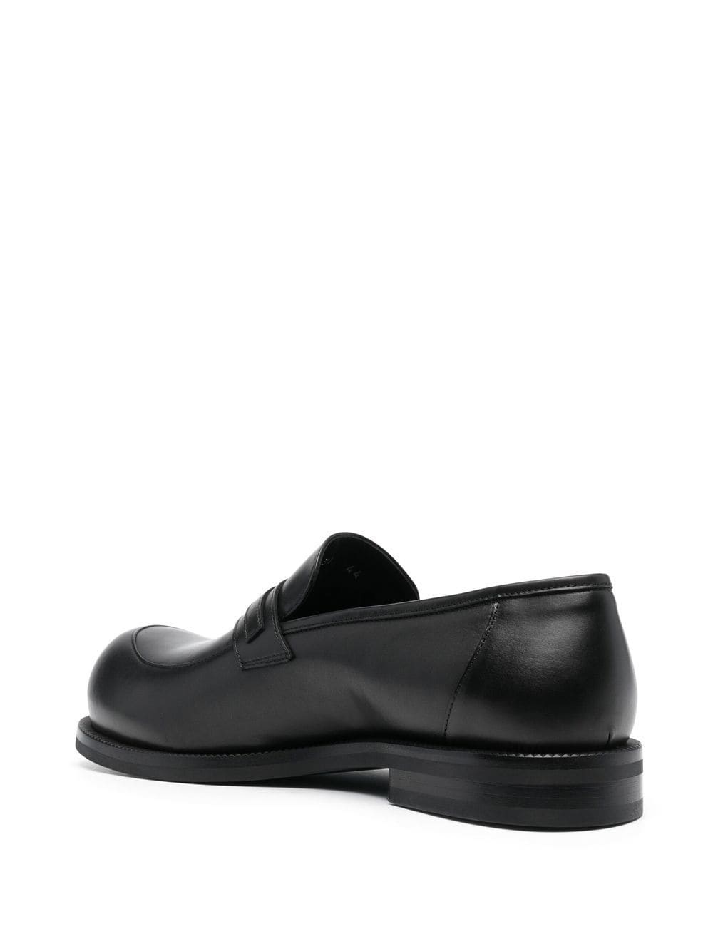 round-toe slip-on loafers - 3