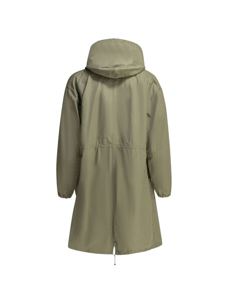 Comme des Garçons Homme hooded drawstring-waist coat outlook