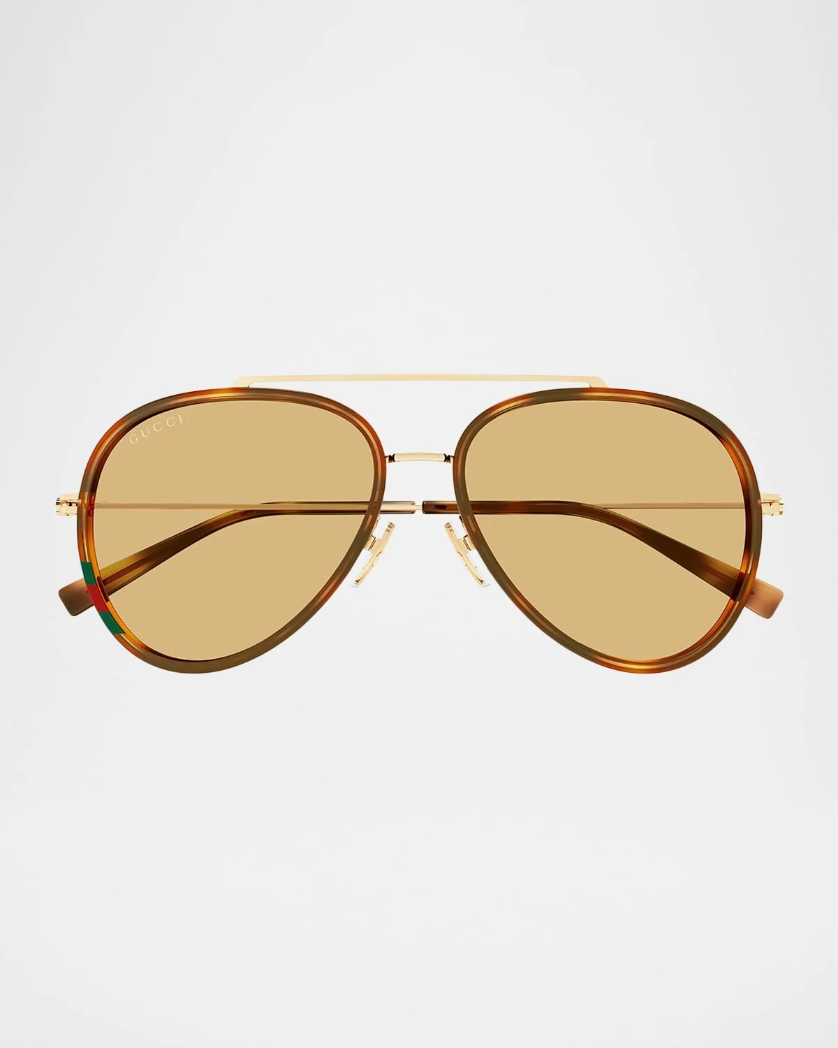 GG Tiny 56mm Acetate & Metal Aviator Sunglasses - 1