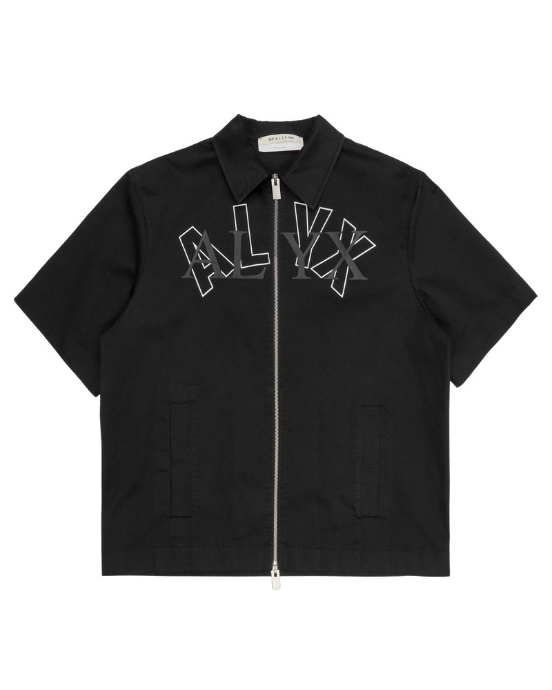 LOGO S/S ZIP SHIRT 1
