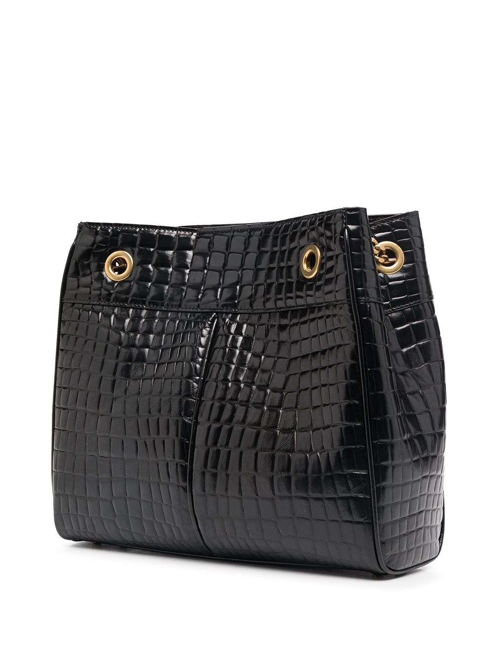 Claude crocodile-effect tote bag - 4