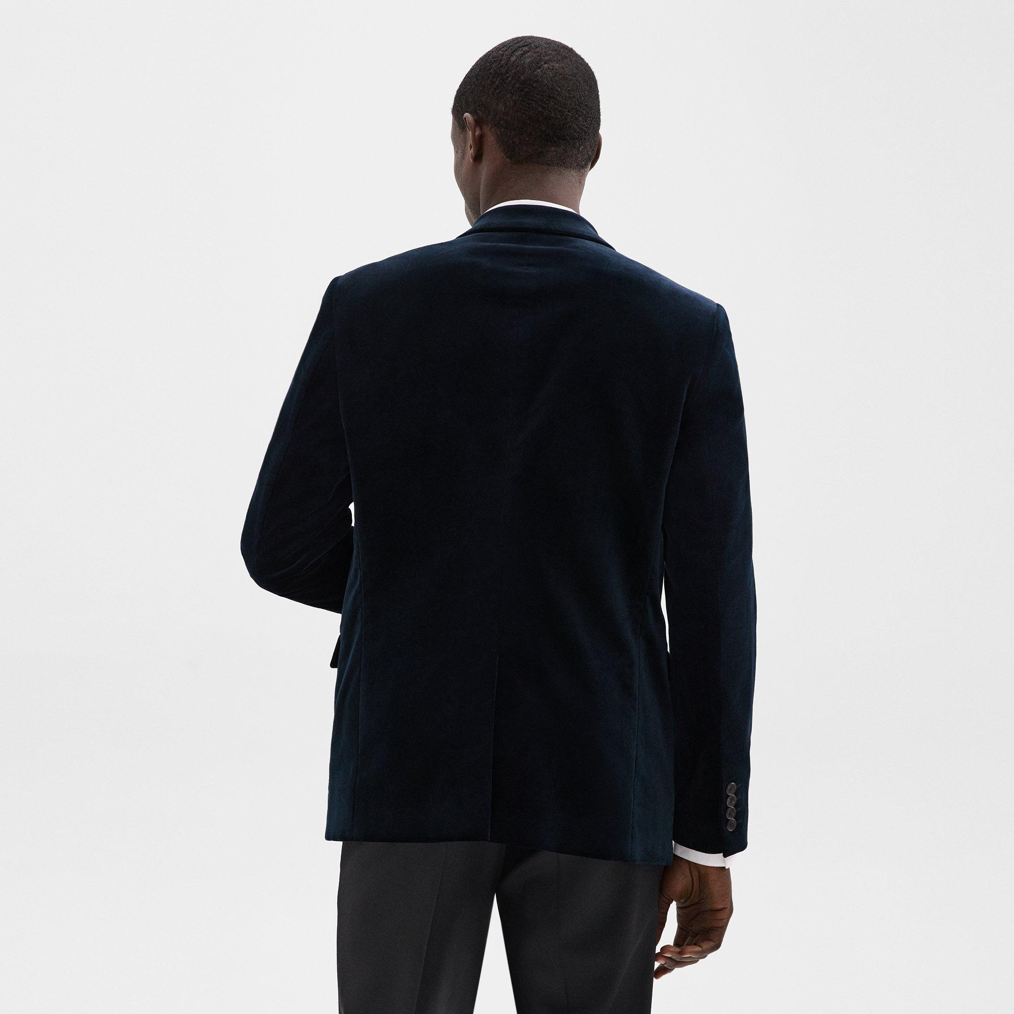 Chambers Blazer in Stretch Velvet - 4