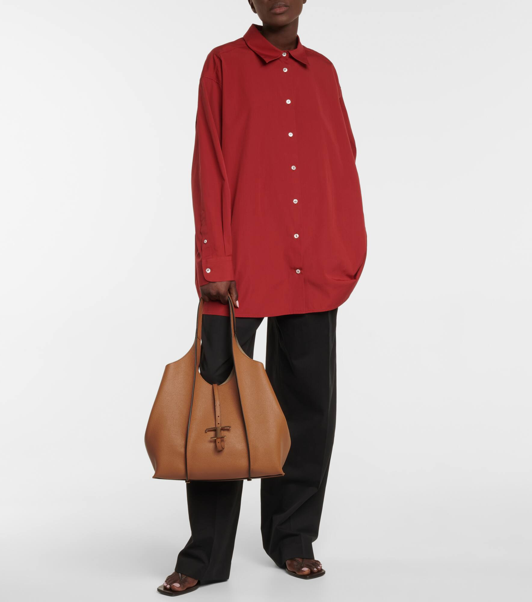 Timeless Medium leather tote - 5