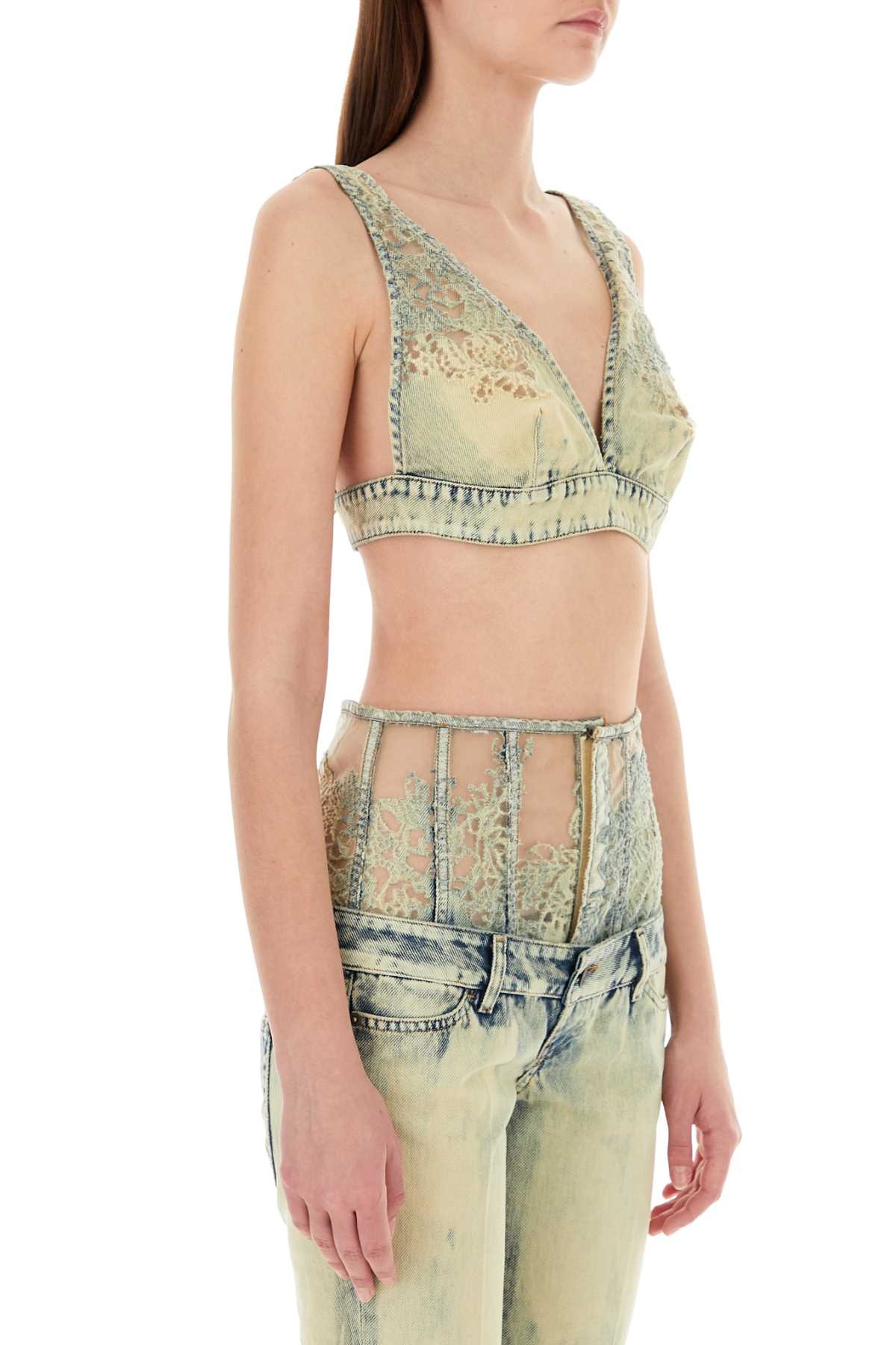 Diesel Women Denim De-Janys-Fsc Top - 3