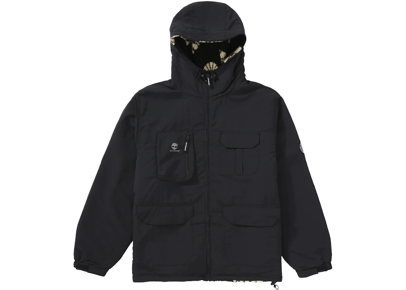 Supreme Timberland Reversible Ripstop Jacket Black - 1