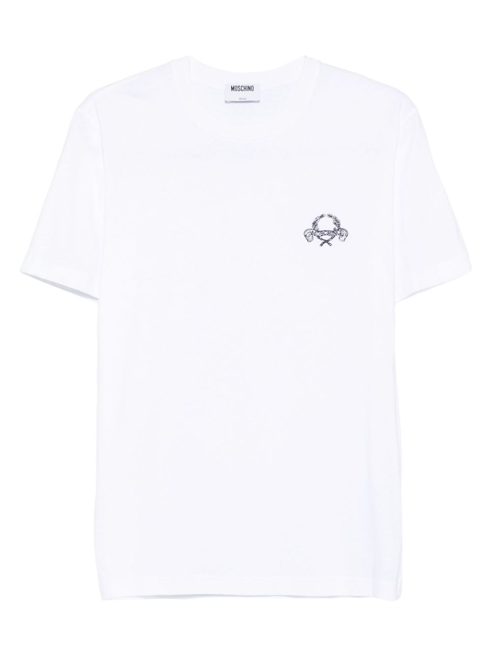 logo-embroidered T-shirt - 1