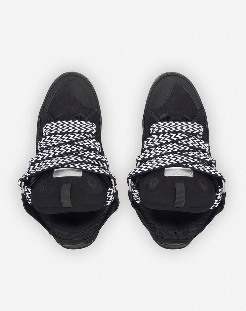 LEATHER CURB SNEAKERS 3