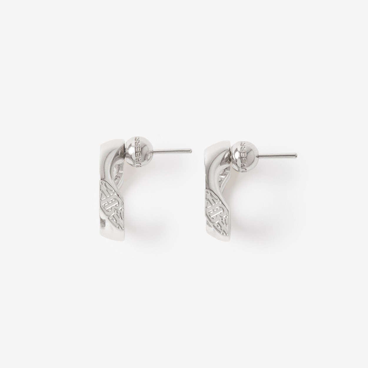 Monogram Motif Chain-link Earrings - 2