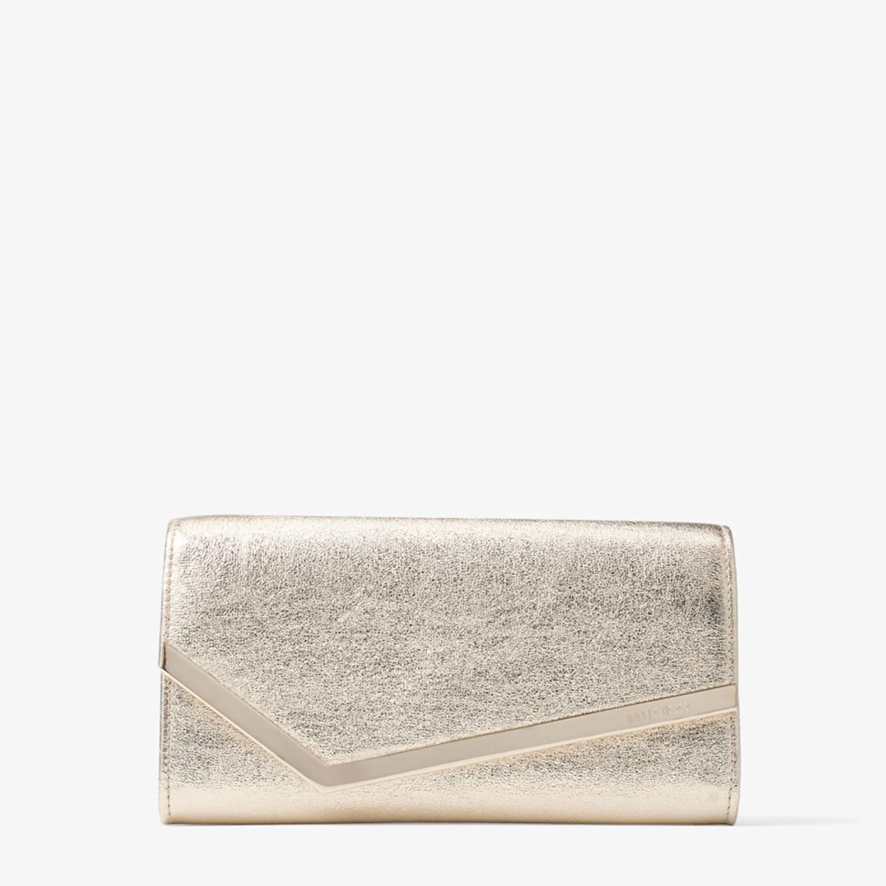Emmie Platinum Ice Brilliance Fabric Clutch Bag - 1