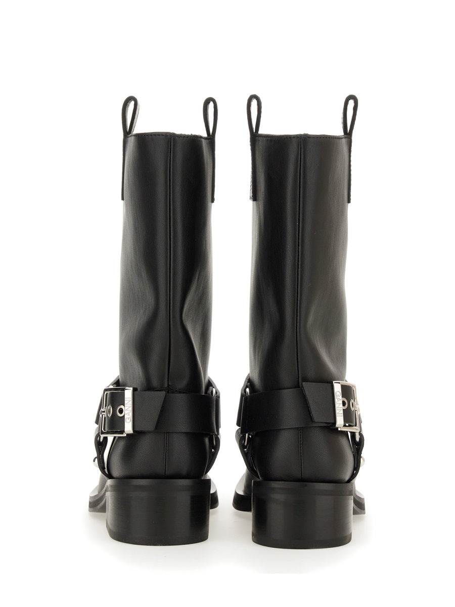 Ganni Women Biker Boots - 4