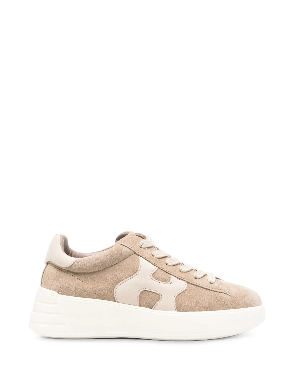 logo-patch platform sneakers - 1
