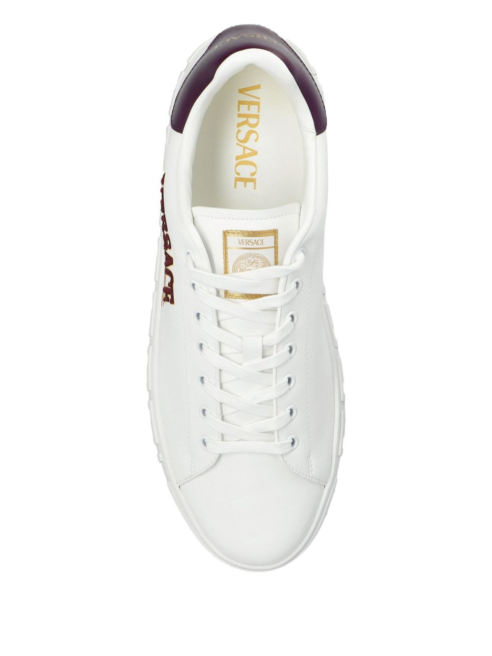 logo-embroidered sneakers - 4