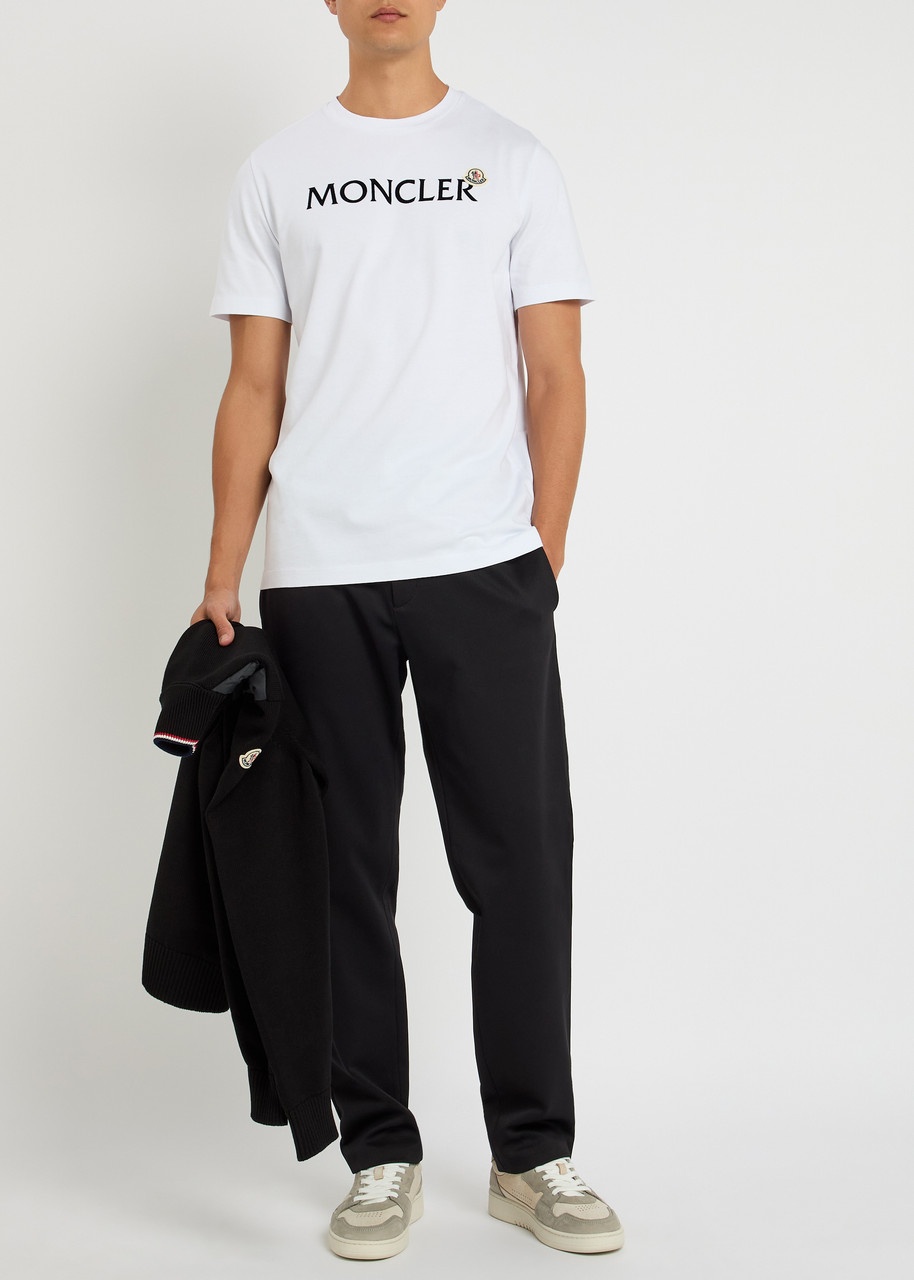 Moncler Logo Badge Cotton T-shirt - 4