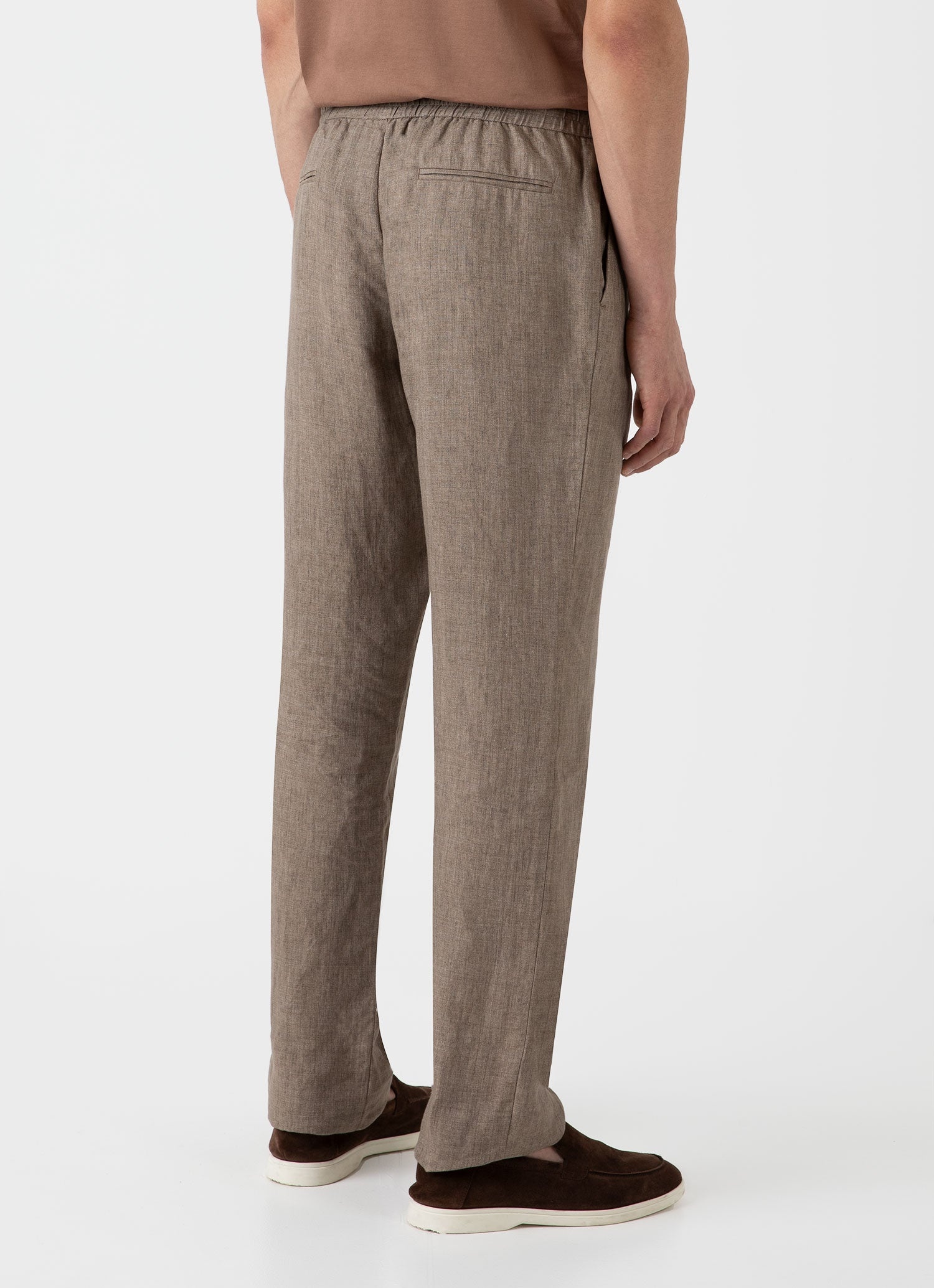 Linen Drawstring Trouser - 4