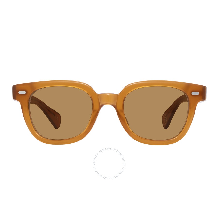 Garrett Leight GLCO x JOSH PESKOWITZ SUN Marigold Square Men's Sunglasses 2146 OR/MAG 47 - 1