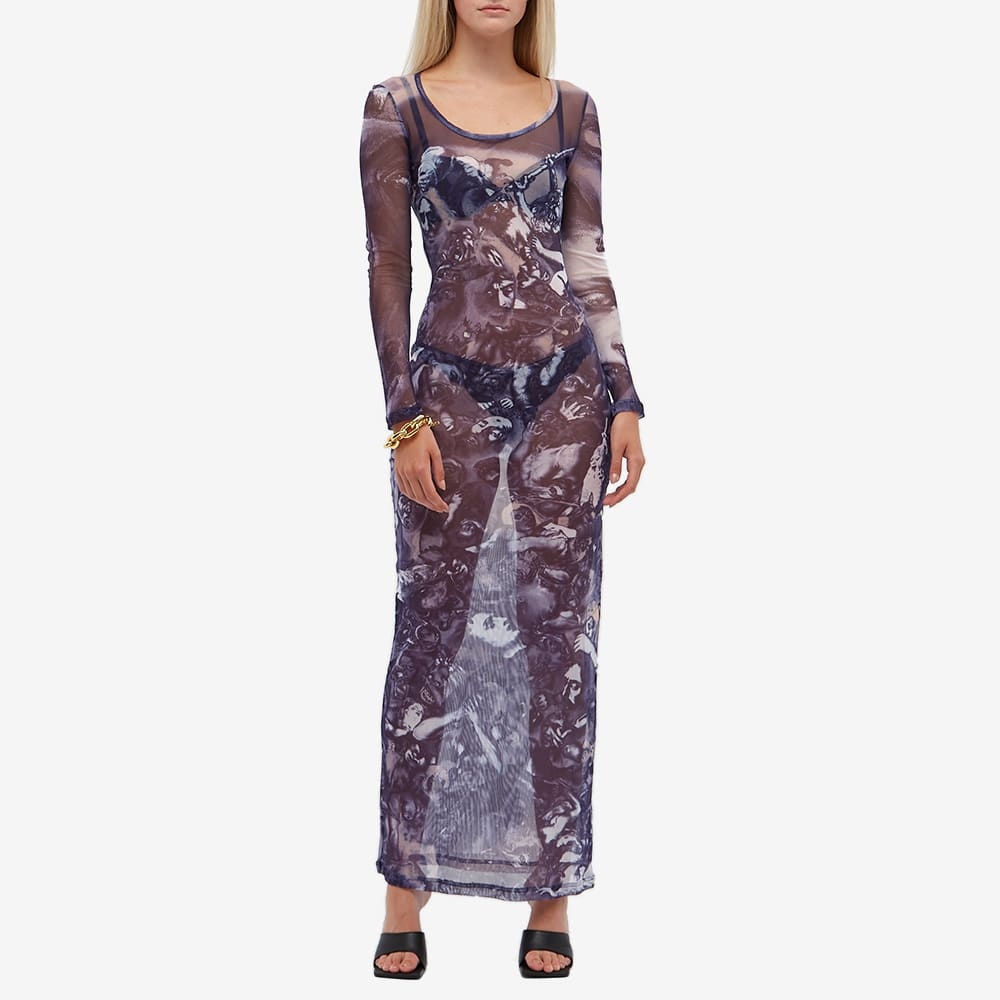 Y/Project Nostalgia Mesh Maxi Dress - 5