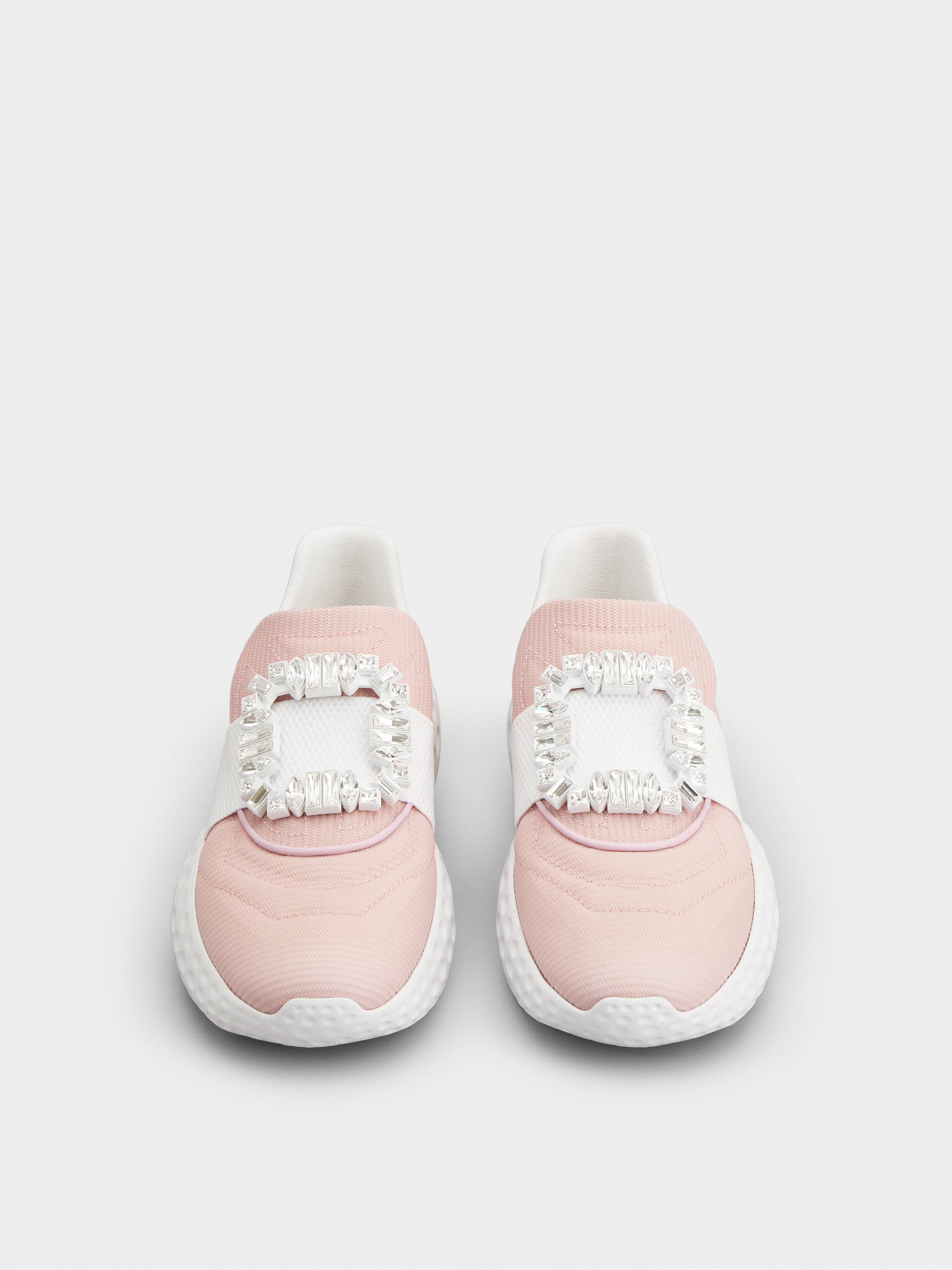 Viv' Run Light Strass Buckle Sneakers in Fabrics - 7