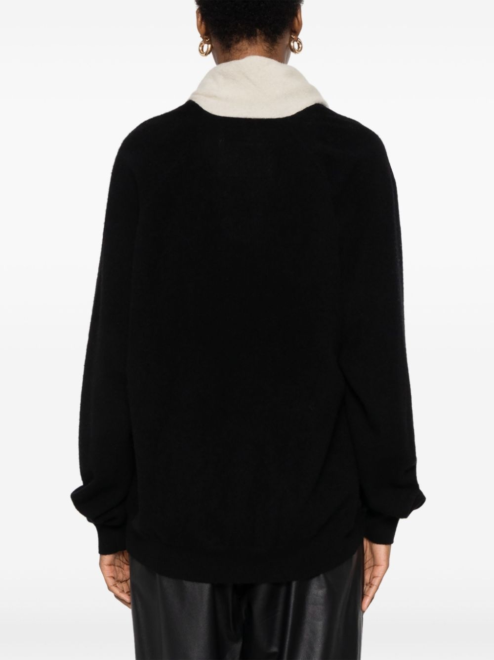 shawl-collar sweater - 4