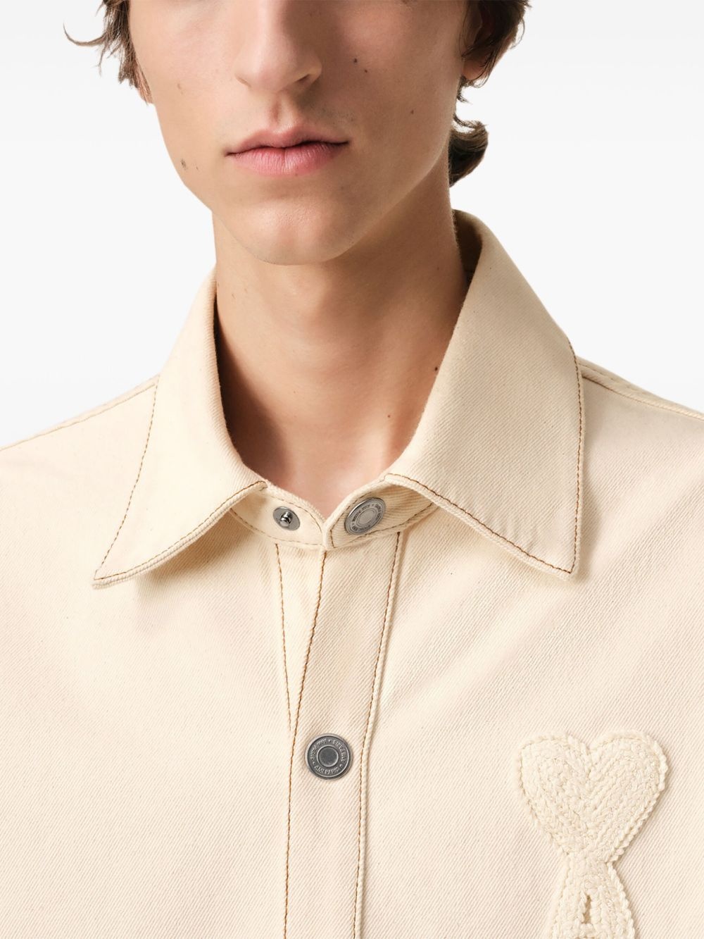 Ami de Coeur shirt jacket - 6