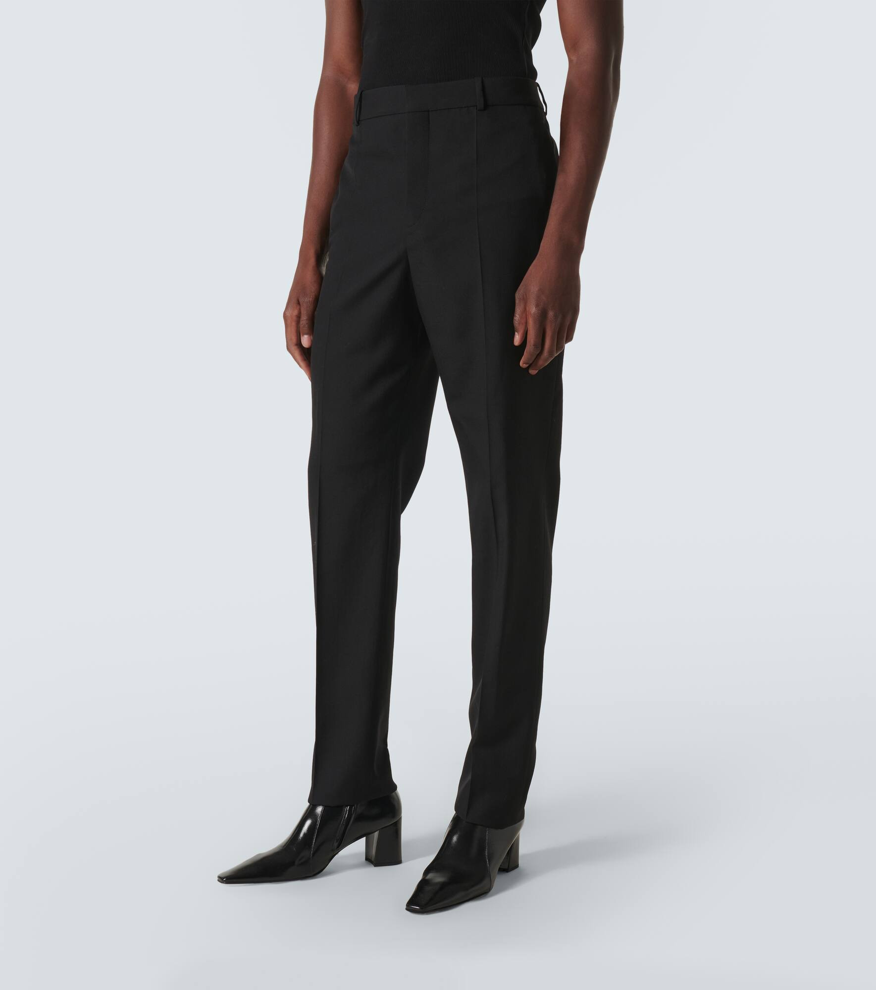 High-rise straight pants - 3