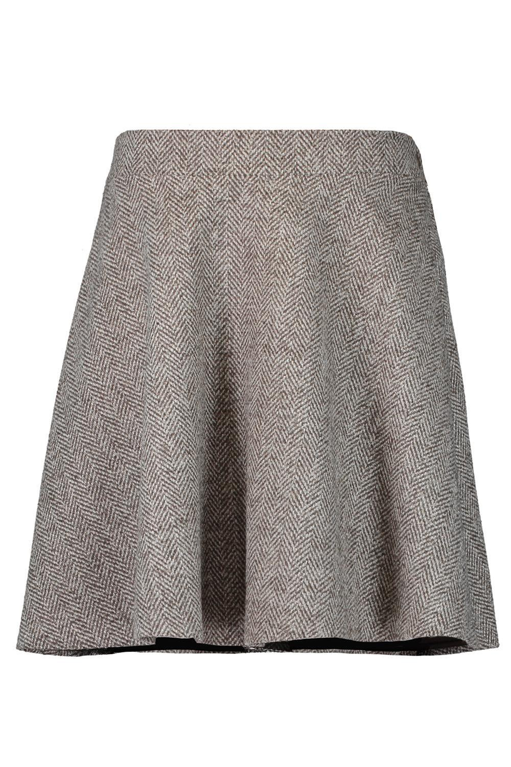 Herringbone Mini Circle Skirt - 5