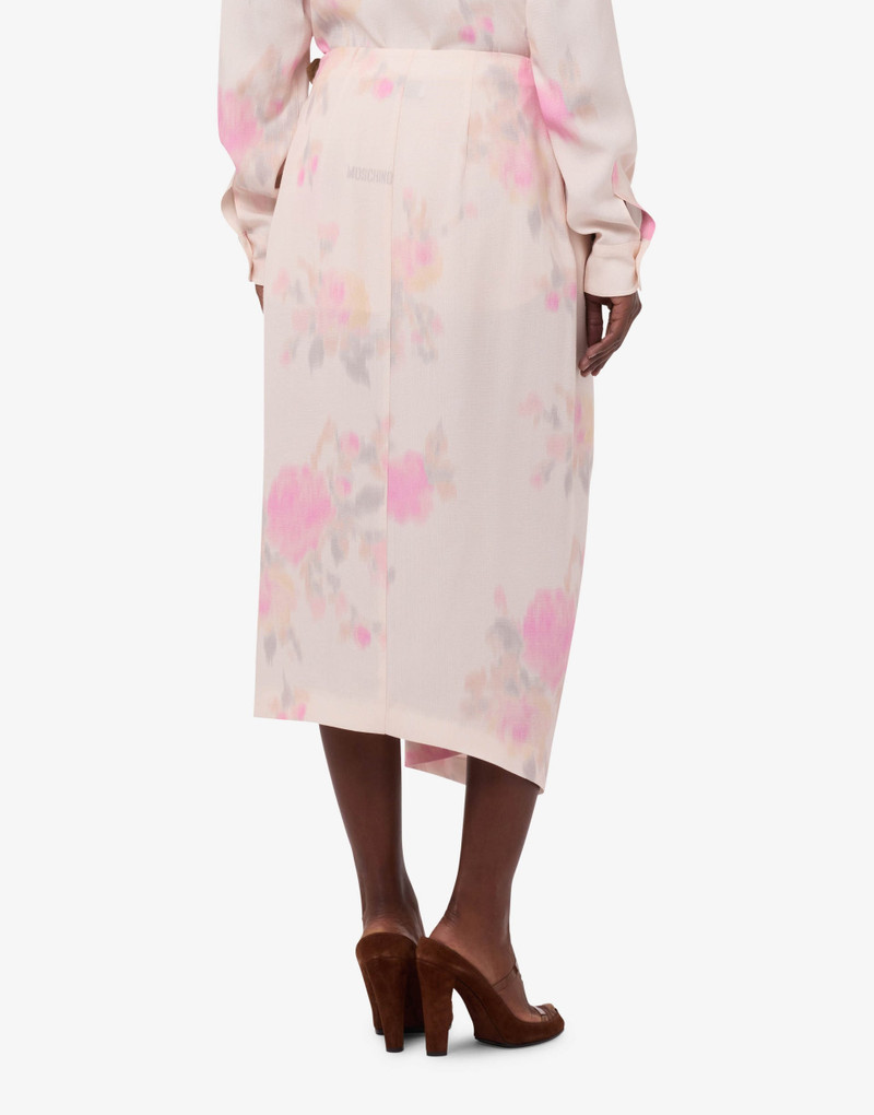 Moschino PRINTED WRAP SKIRT outlook