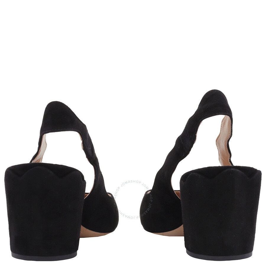 Chloe Laurena Suede Slingback Pumps - 4