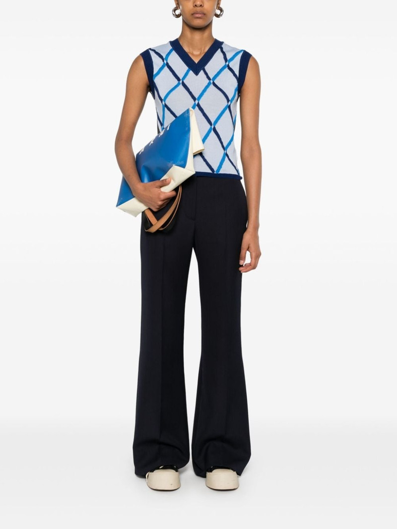 Marni diamond-pattern vest outlook