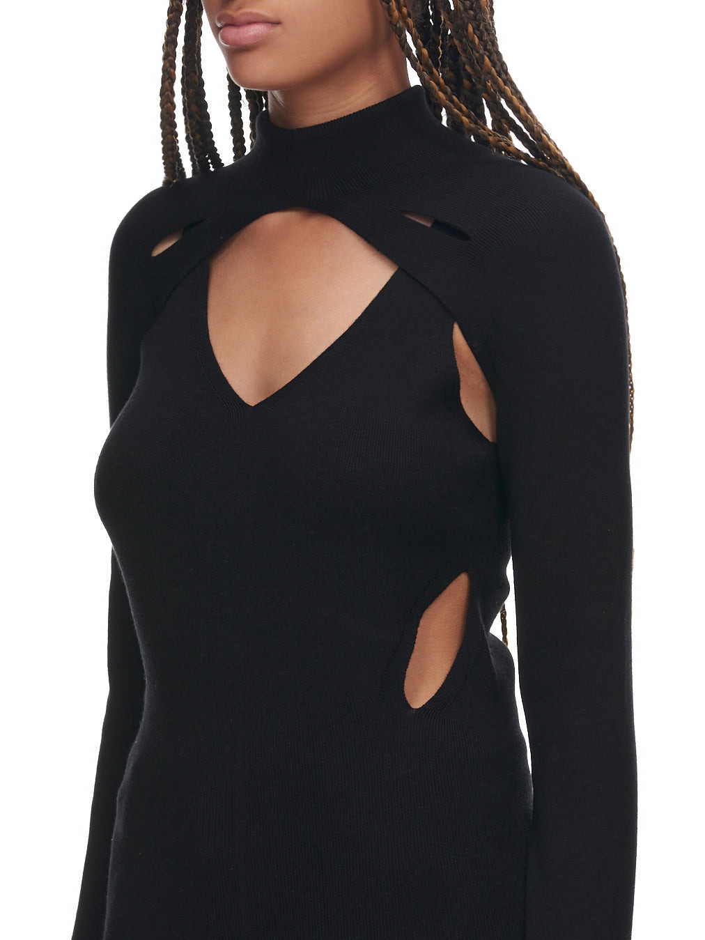Merino Double Lock Slit Skivvy - 4