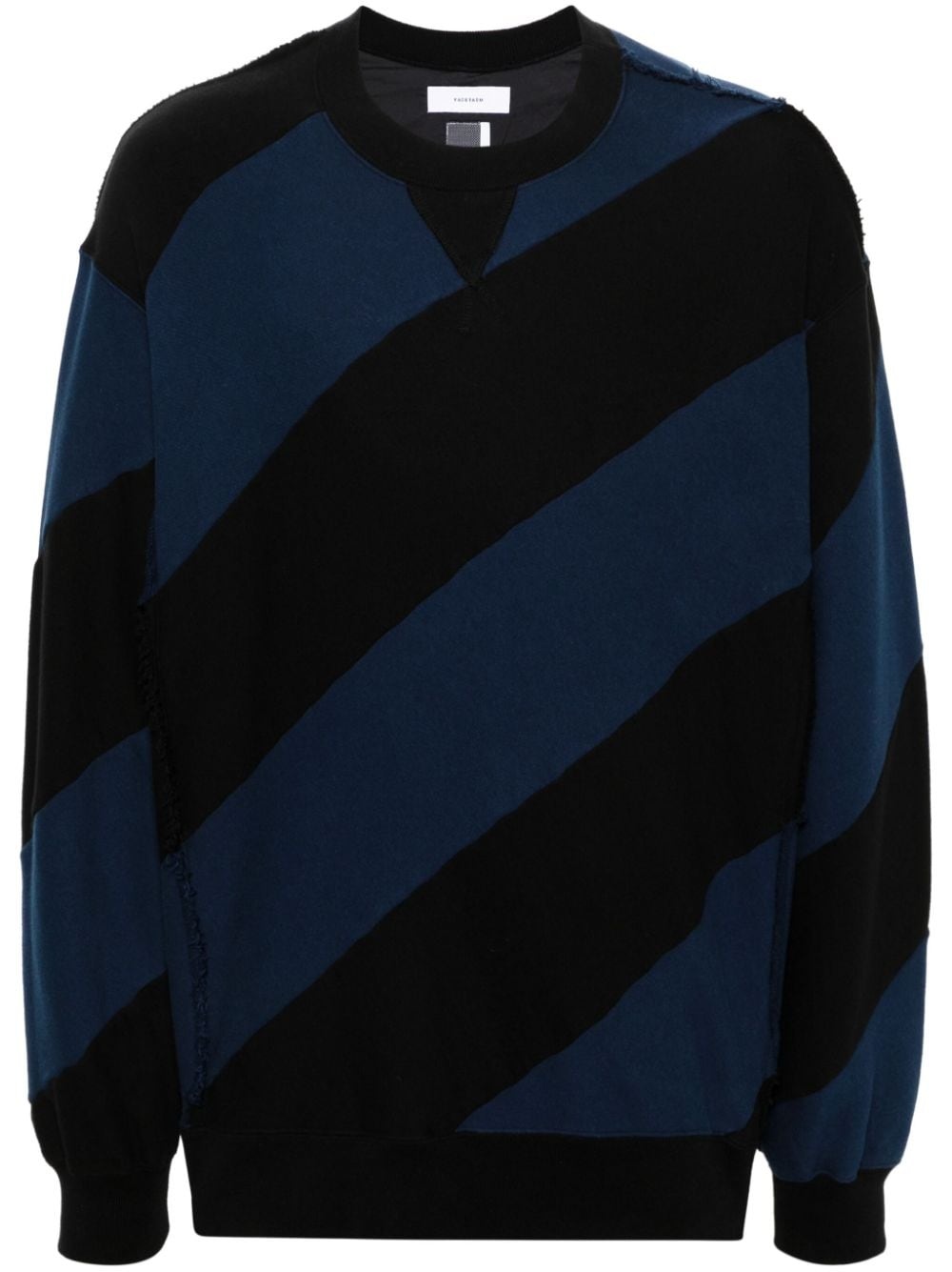 striped cotton jumper - 1