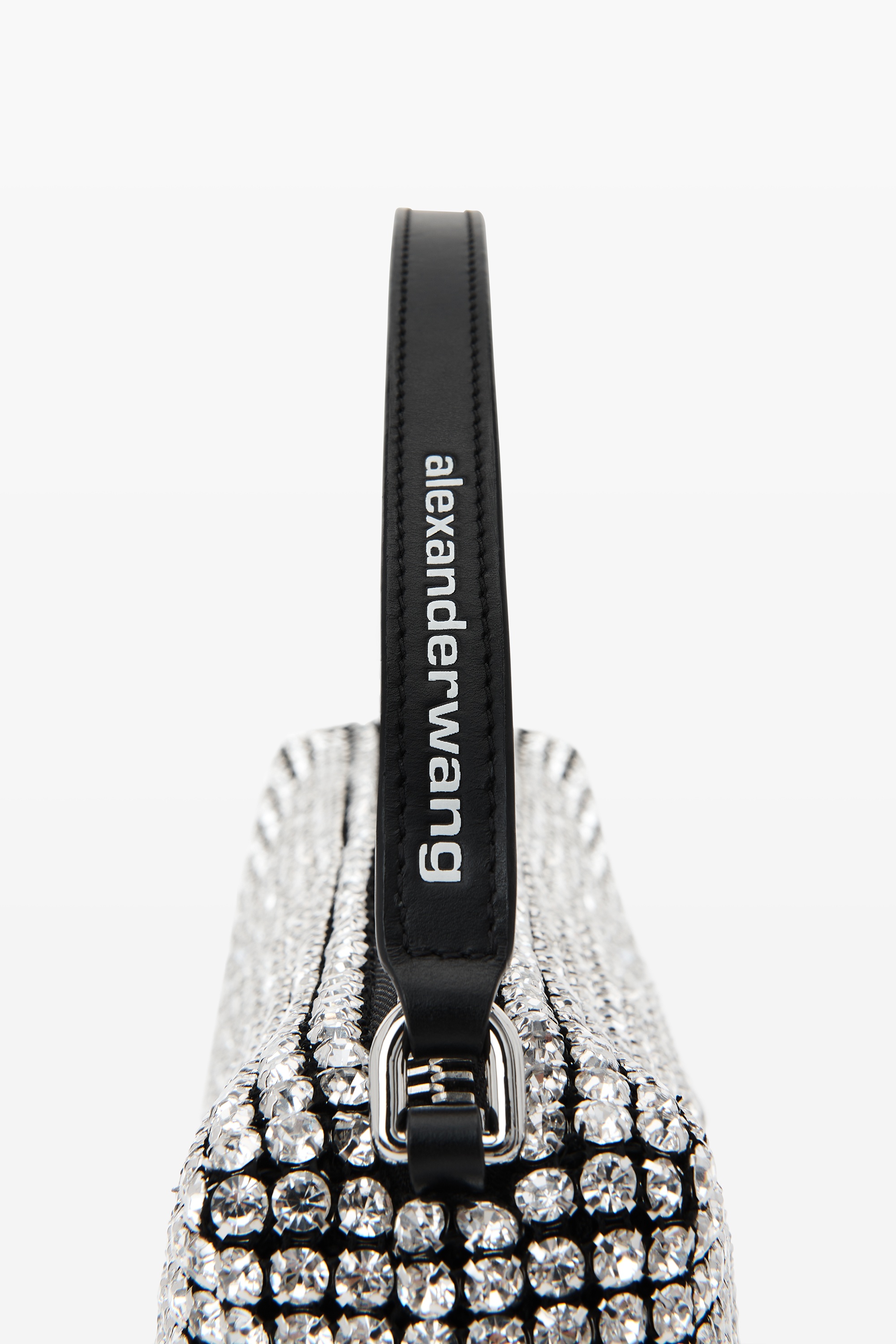 Alexander Wang Crystal-Embellished Mesh Shoulder Bag | Coggles