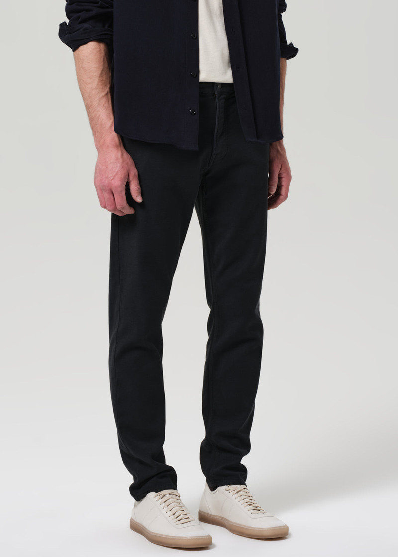 Adler Slim French Terry In Charred Cedar 5